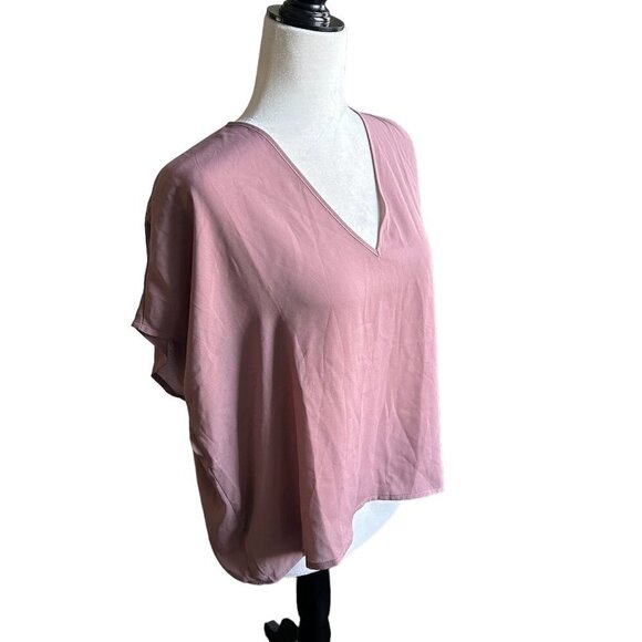 OAK+FORT  Sleeveless Rose Mauve Contemporary Blouse Basic Staple US S - Picture 2 of 8